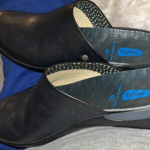 Wolky Black mules size 42